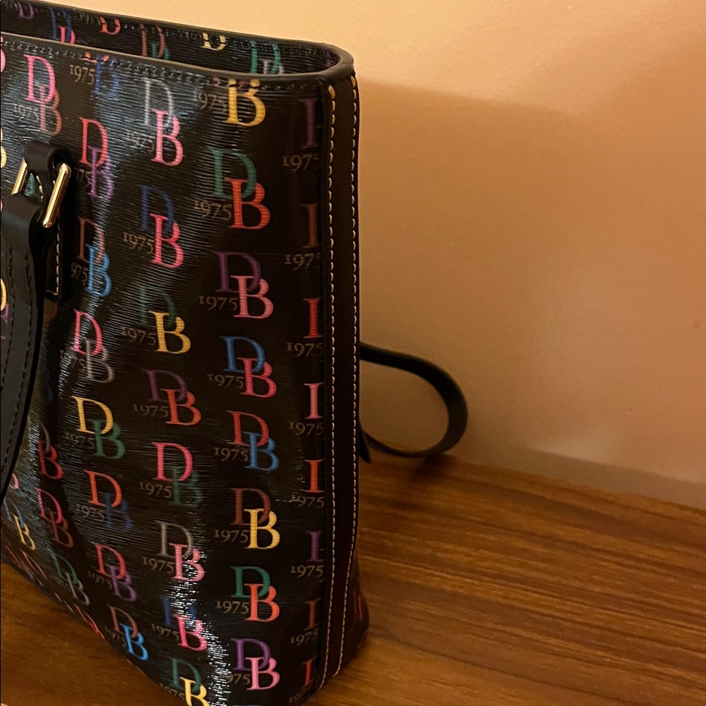 Dooney & Bourke Multicolor Logo Tote Bag - Picture 5 of 8